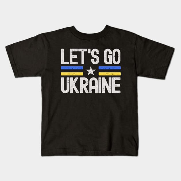 Let's Go Ukraine Kids T-Shirt by Etopix